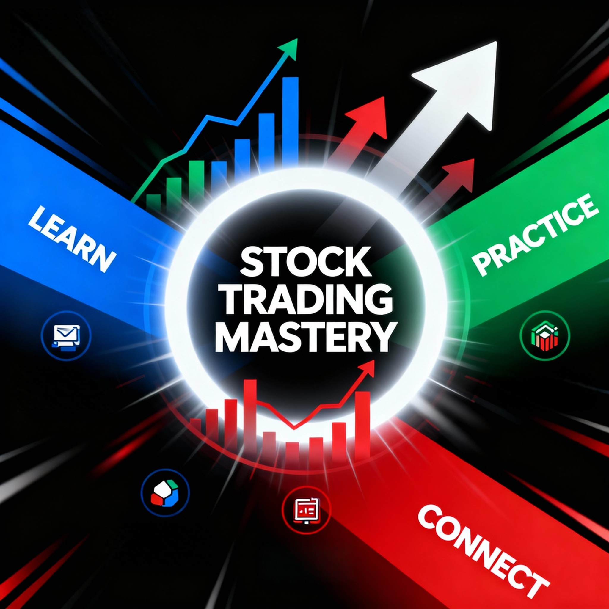 Stock research dashboard (illustrative)
